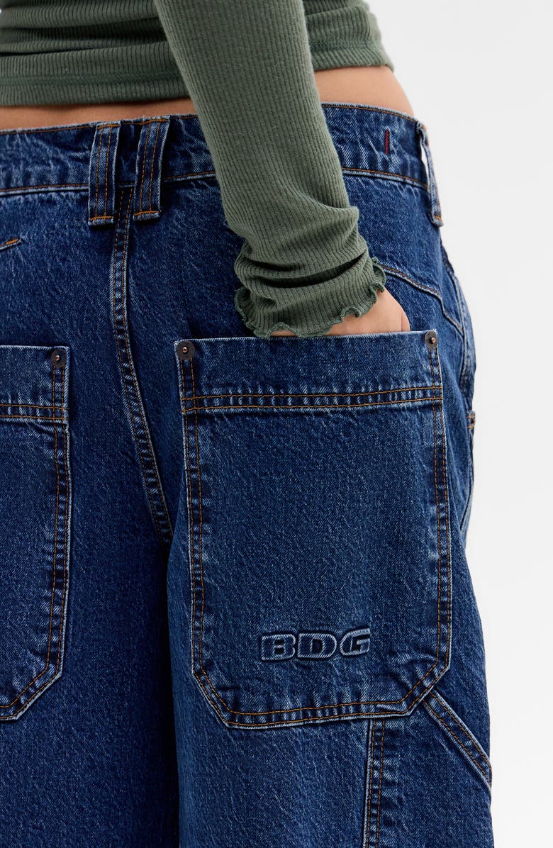 BDG Urban Outfitters Niko Skate Wide Leg Jeans, Alternate, color, Mid Vintage