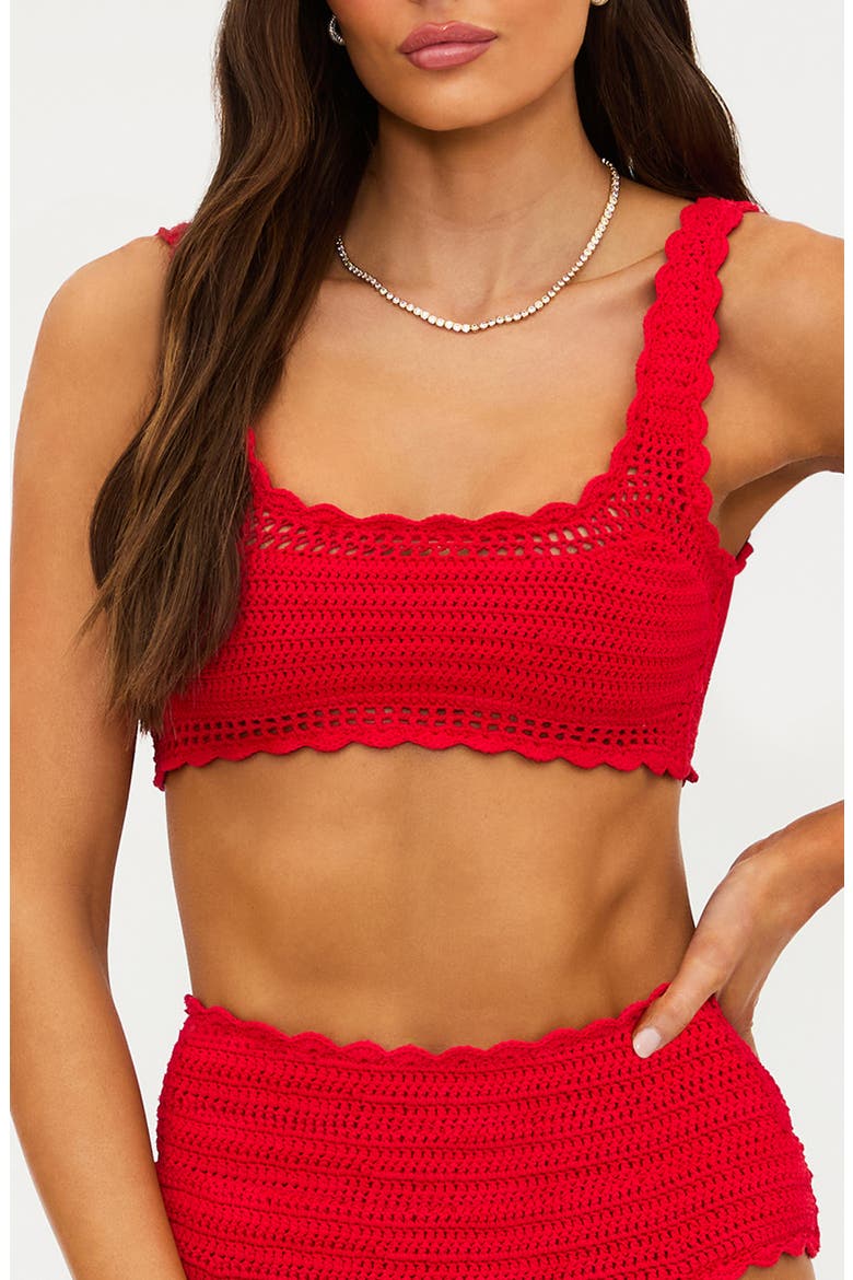 Andy Crochet Bikini Top, Main, color, RUBY CROCHET