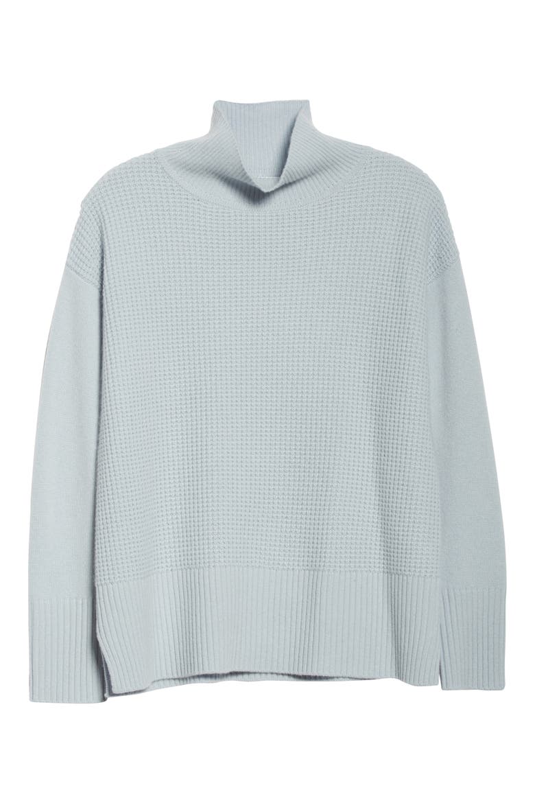Cashmere Tunic Sweater, Alternate, color, BLUE SKYWAY