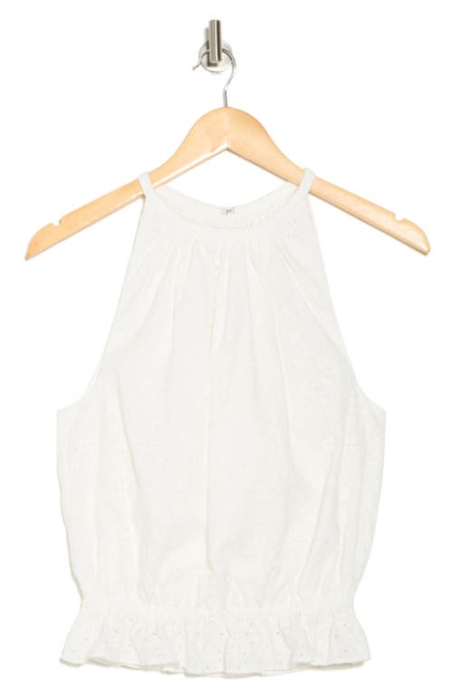 Ramy Brook Sidnee Eyelet Embroidered Cotton Tank