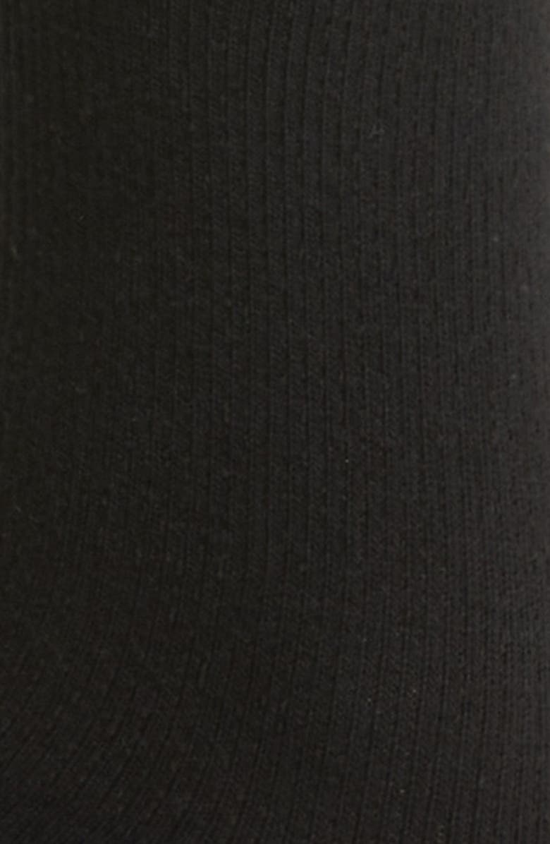 UGG<sup>®</sup> Karsyn Lettuce Edge Crew Socks, Alternate, color, Blk