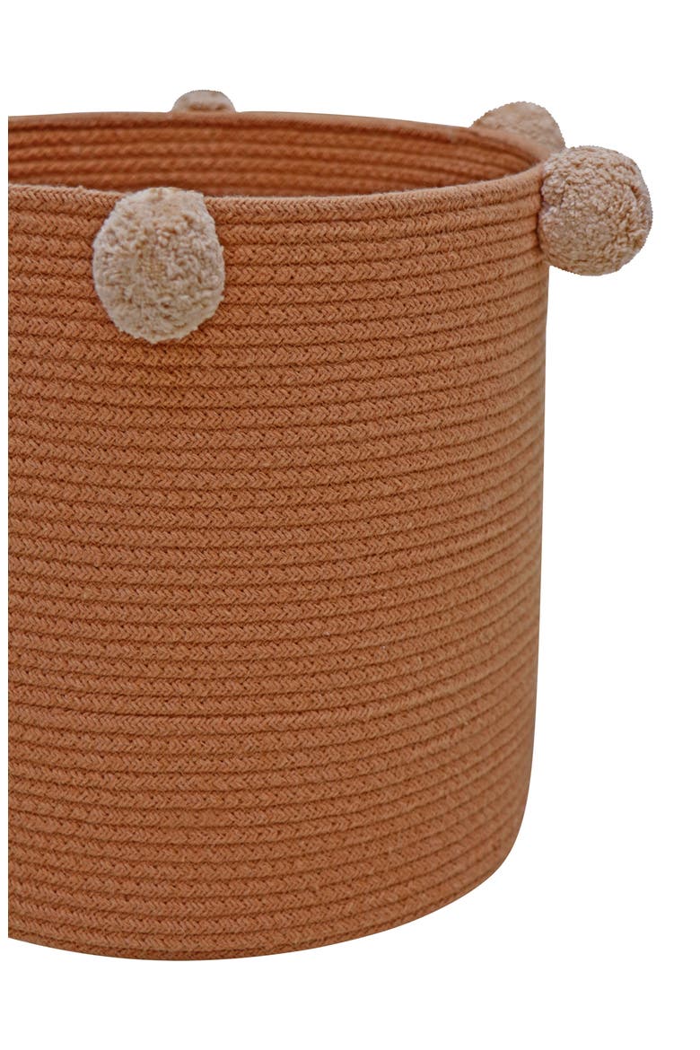 Pompom Basket, Alternate, color, CHESTNUT ROSE