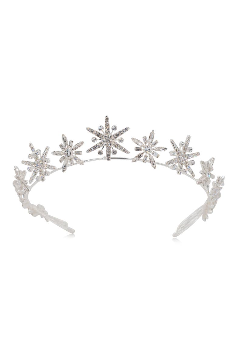 Brinley Star Crown, Main, color, SILVER