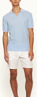 Orlebar Brown Norwich Lino Tailored Fit Smart Italian Linen Shorts