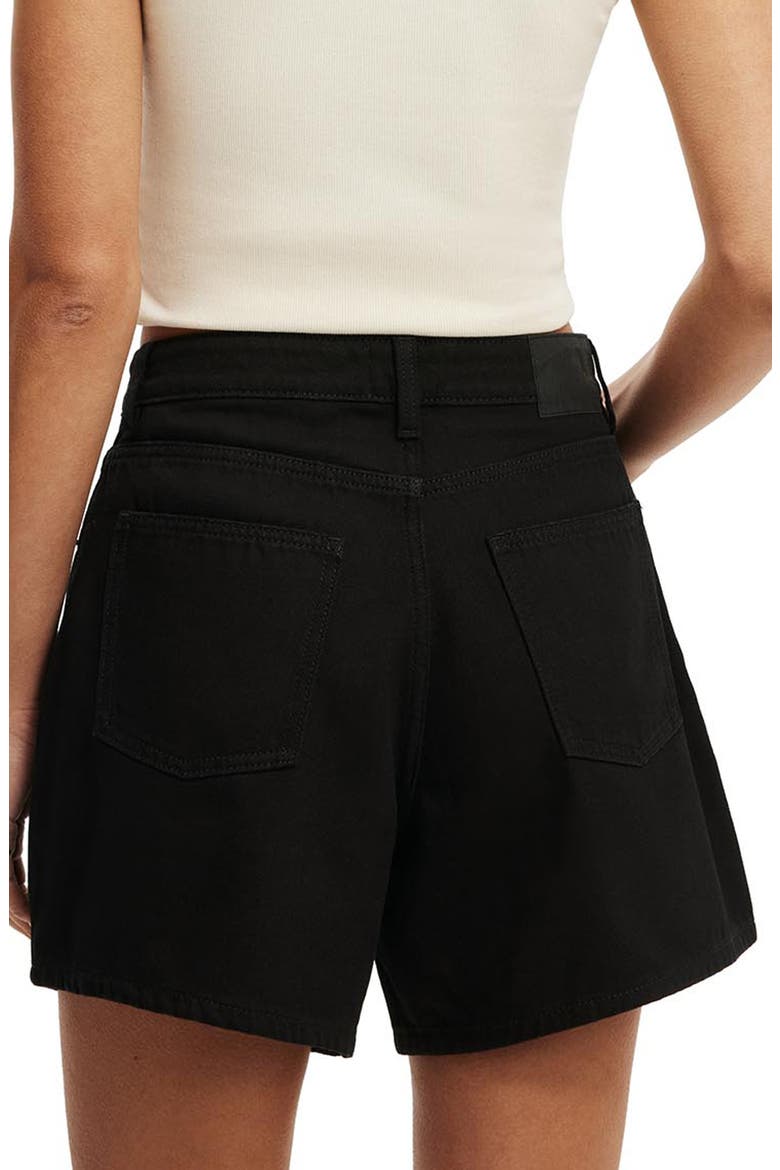High Waist '90s Denim Shorts, Alternate, color, AQUARIUS BLACK