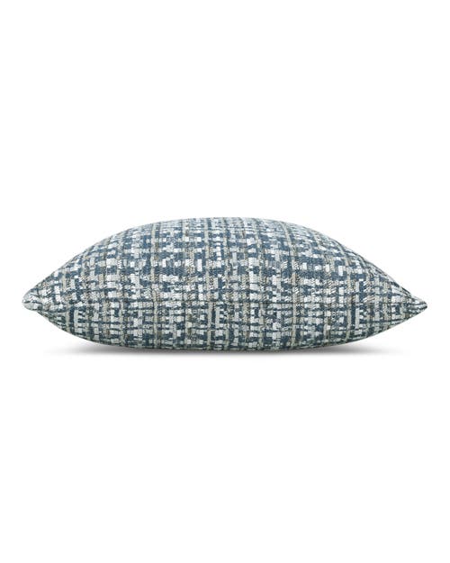 Elaine Smith Channel Indoor & Outdoor Woven Accent Pillow In Blue
