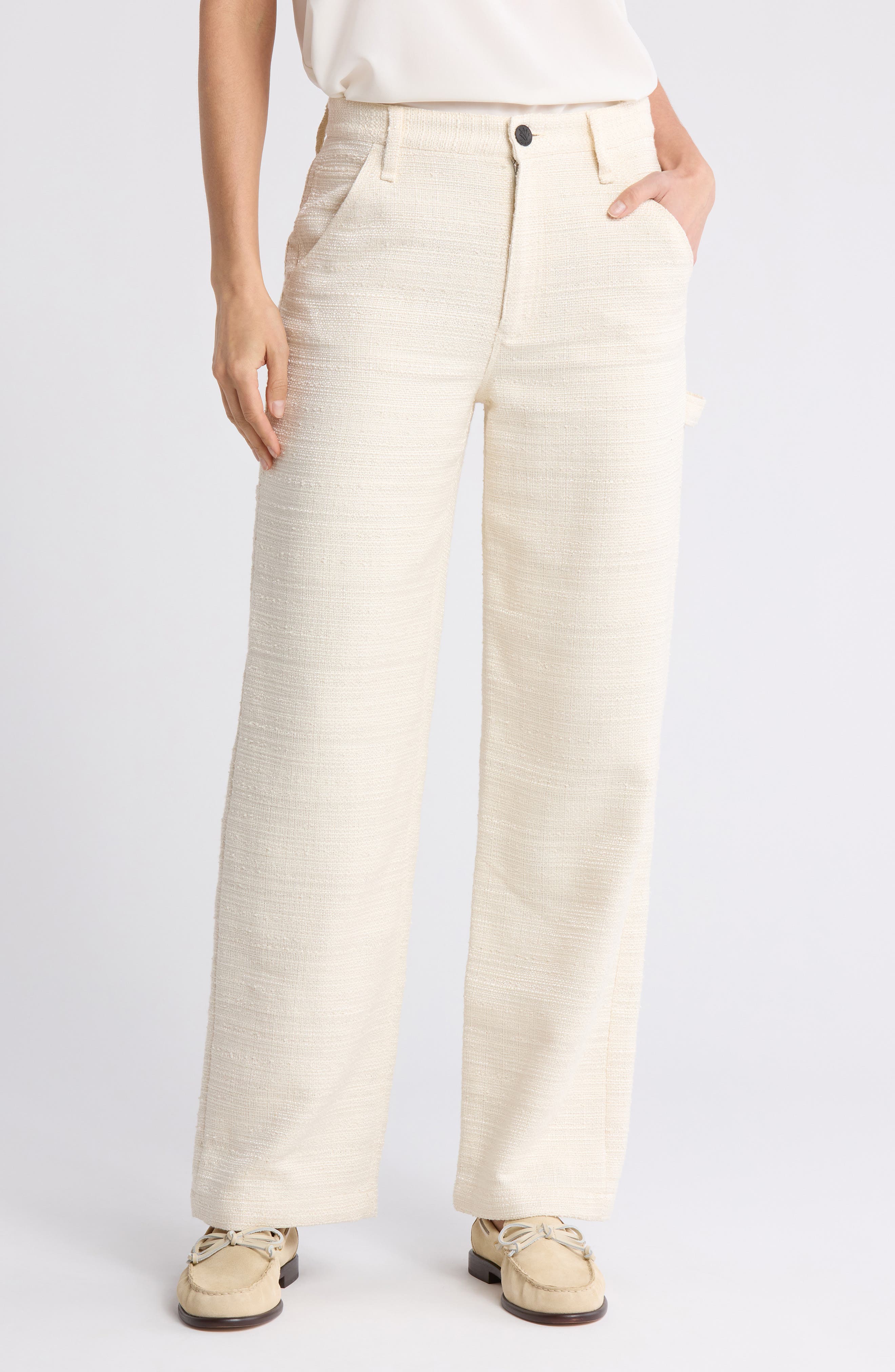 rag & bone Amaya Tweed Carpenter Pants