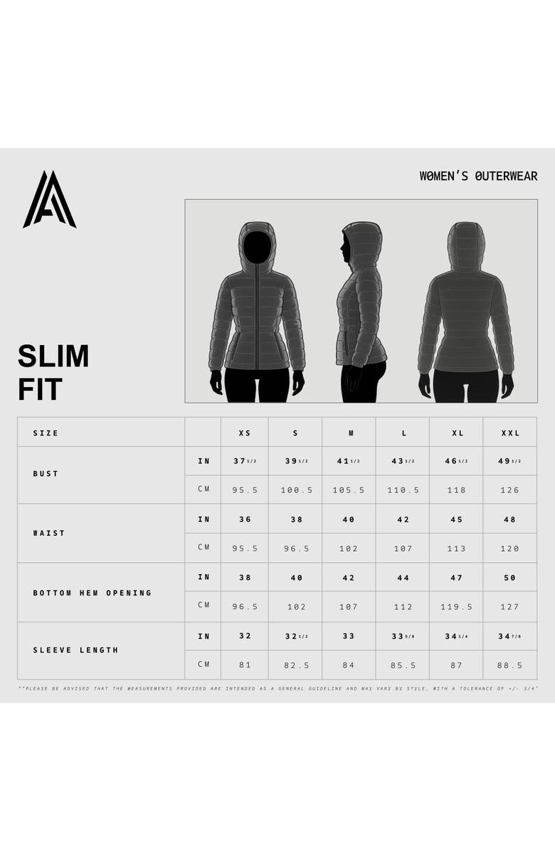 Alpenhaus Arly Elongated Hybrid Lightweight Puffer Coat, Alternate, color, Black