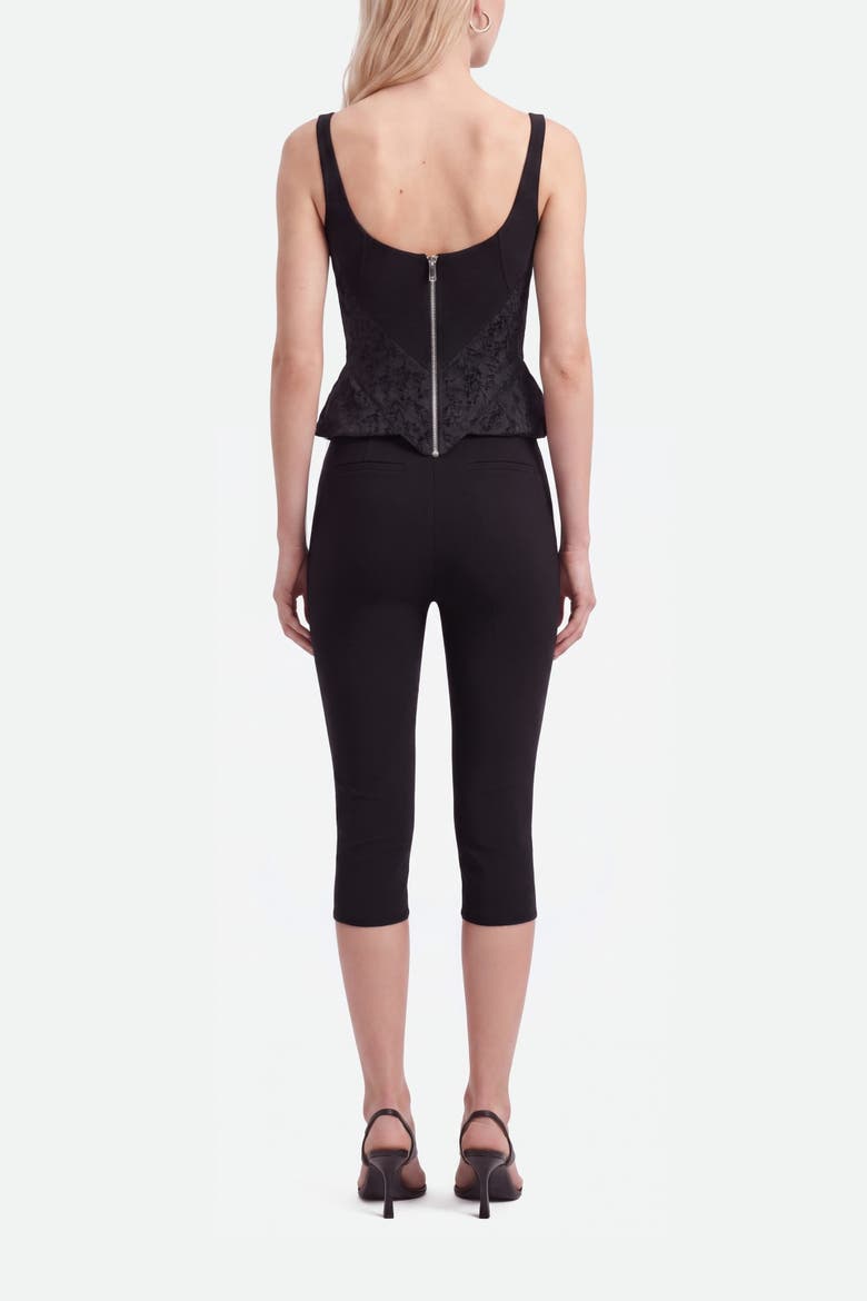 Boned Sweetheart Bustier Top, Alternate, color, Black
