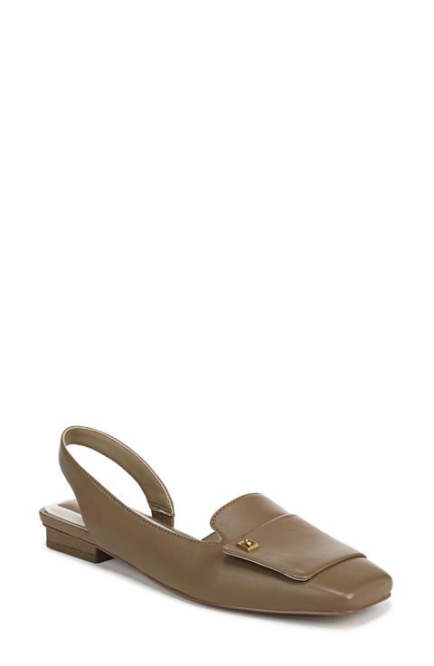 Teagan Slingback Half d'Orsay Flat (Women)