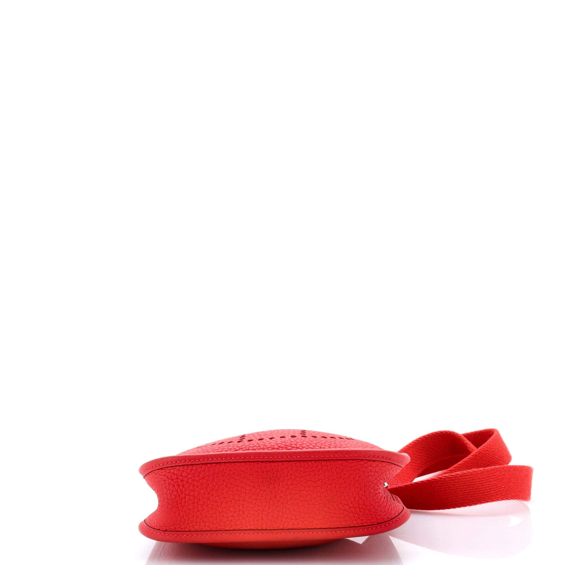 Pre-Owned Hermes Evelyne Bag Gen III Clemence TPM, Alternate, color, Geranium