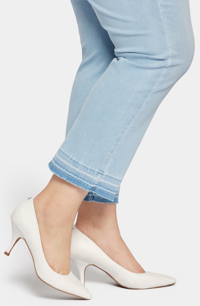 NYDJ Cool Embrace<sup>®</sup> Frayed High Waist Ankle Slim Bootcut Jeans, Alternate, color,