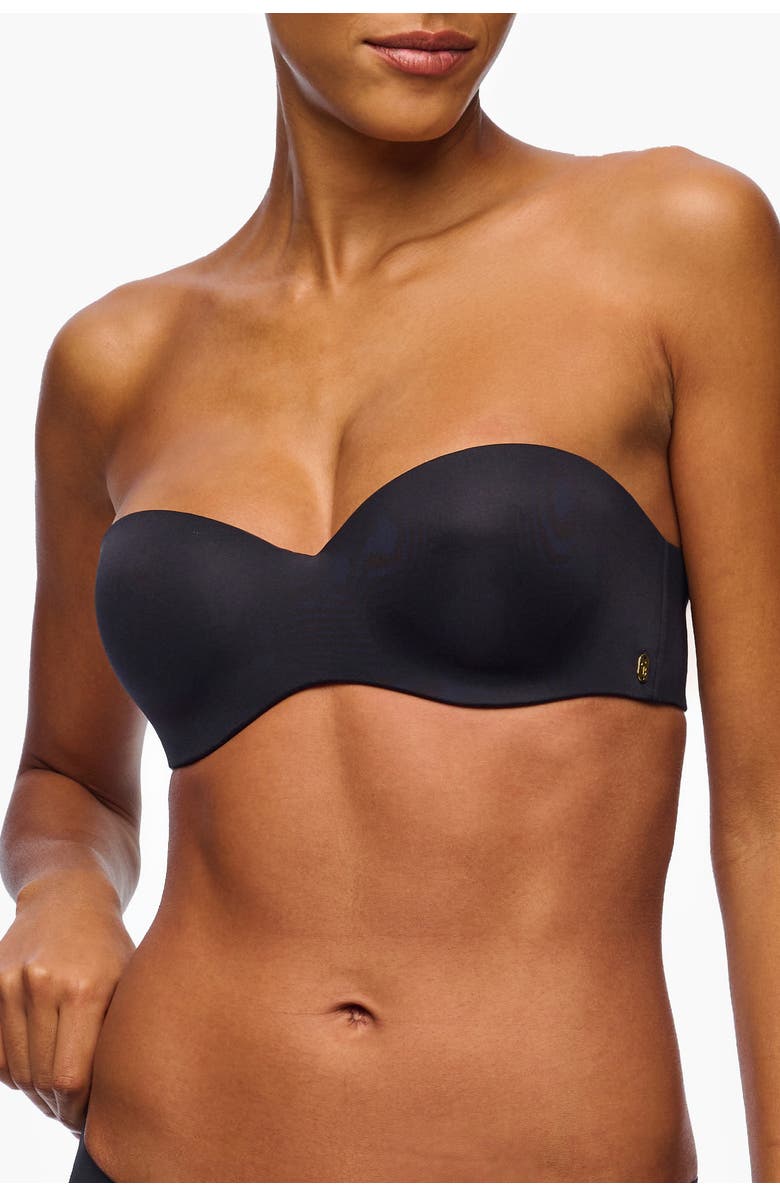 Cosabella Lisciante Strapless Bra, Main, color, Black