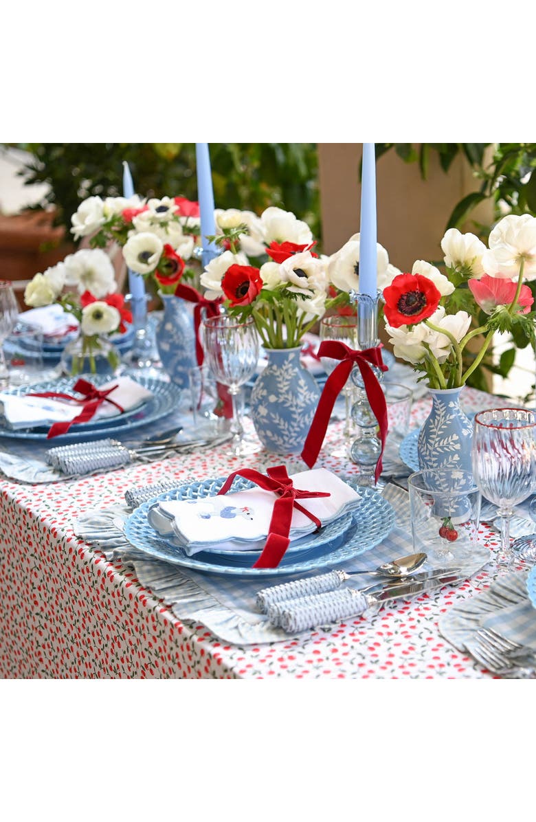 Mrs. Alice Eden Candle Holder, Alternate, color, Blue