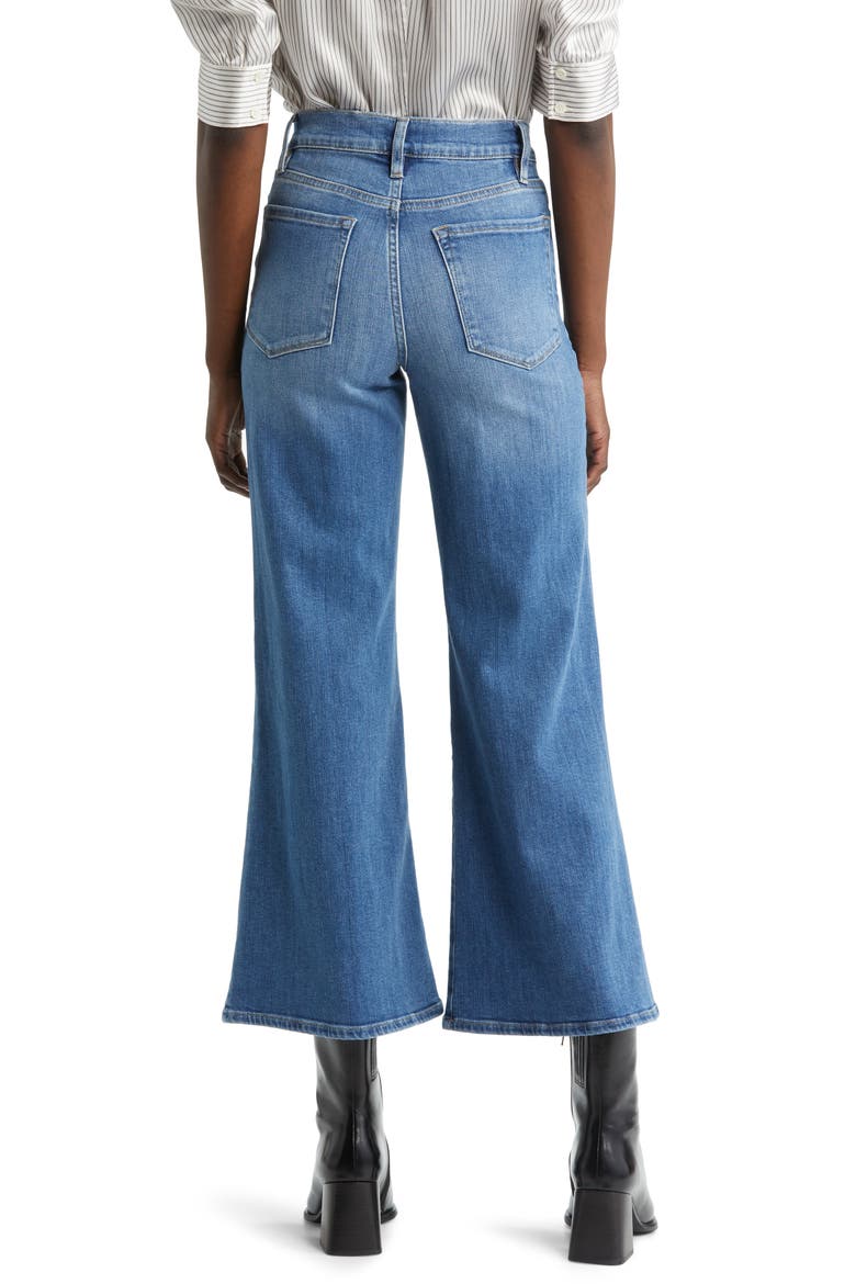 Le Pixie Palazzo Wide Leg Jeans, Alternate, color, DRIZZLE