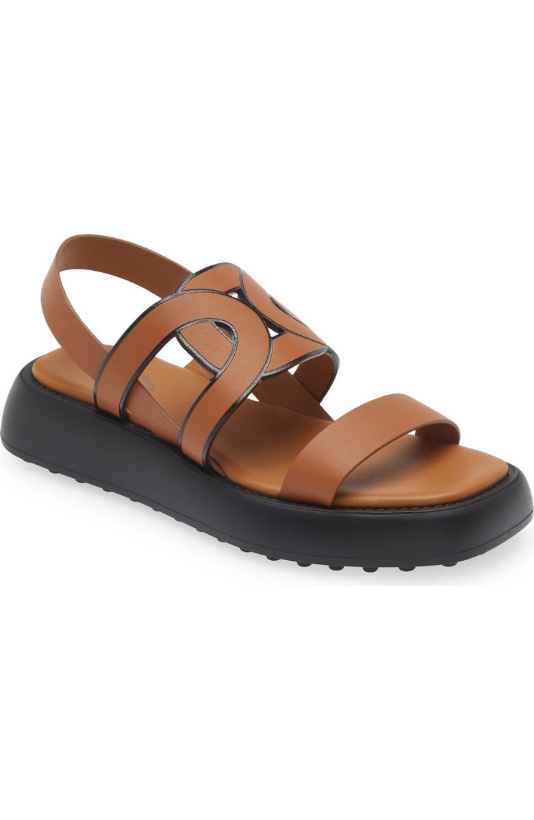 Tod's Kate Chain Detail Sandal, Main, color,