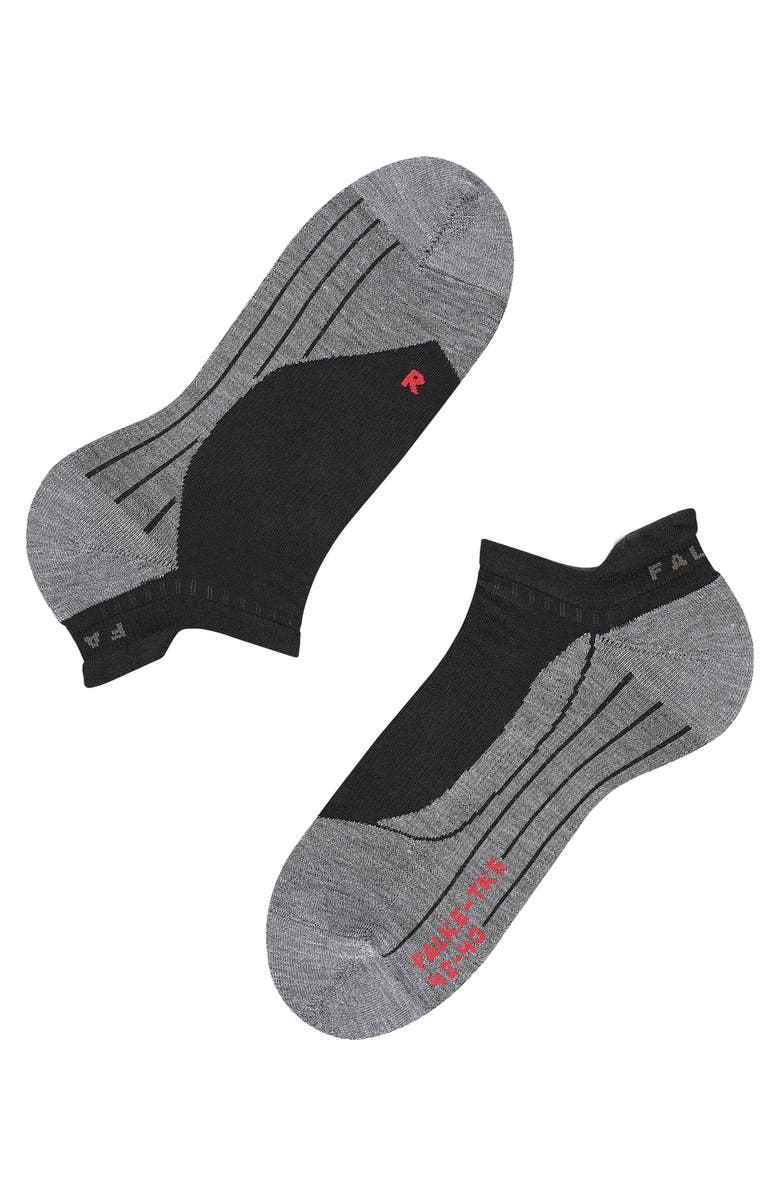 Falke TK5 Wander Invisible Hiking Socks, Alternate, color, Black-Mix