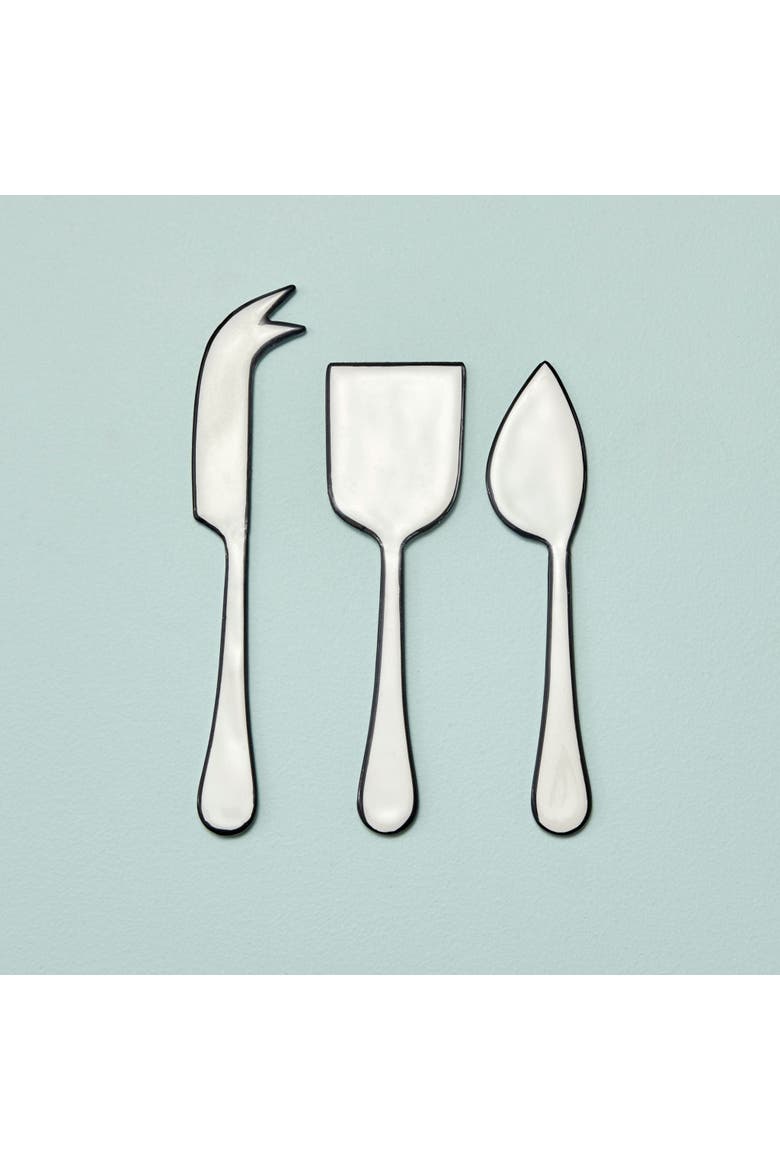 Harlow Cheese Set, Alternate, color, White