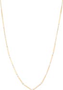 LANA 14K Gold Fancies Diamond Station Necklace