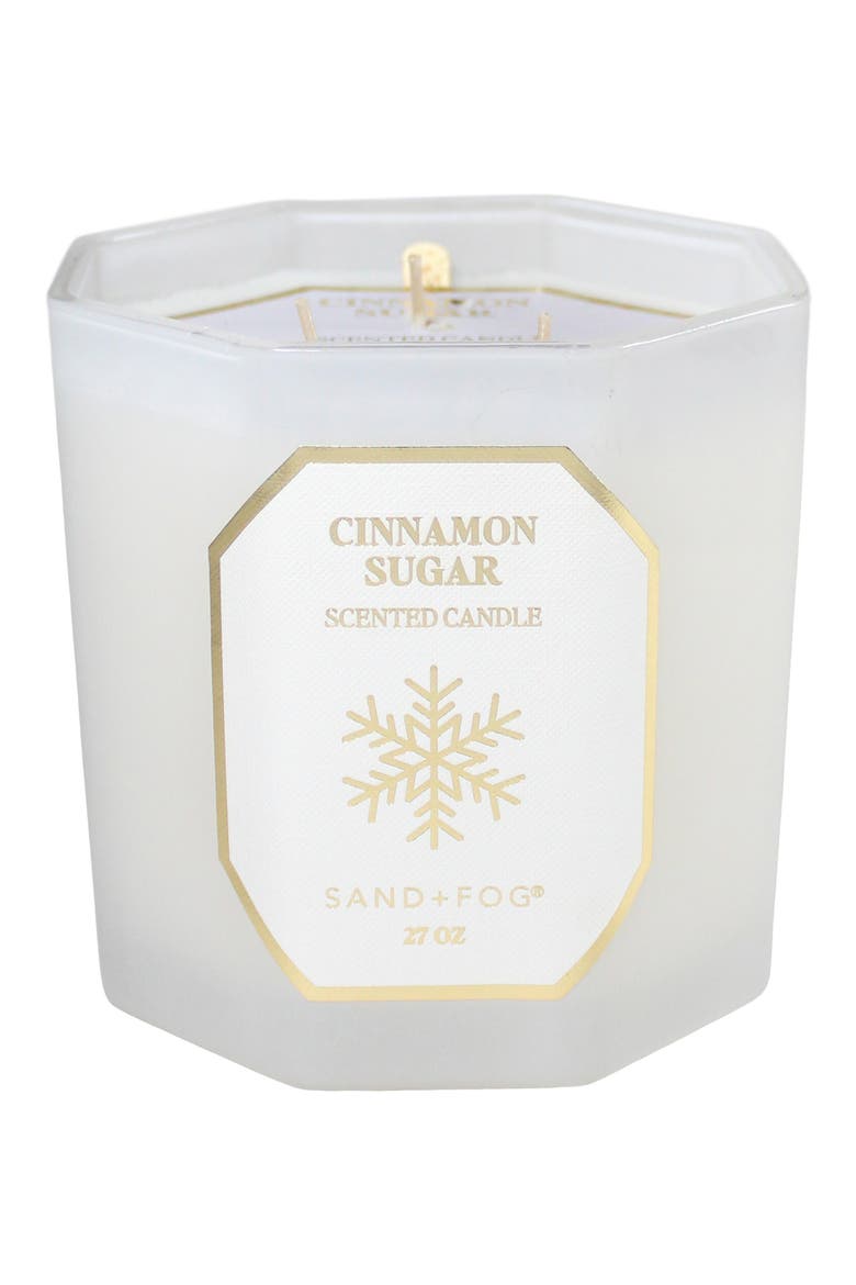 Cinnamon Sugar Octagon Candle, Main, color, CINNAMON SUGAR