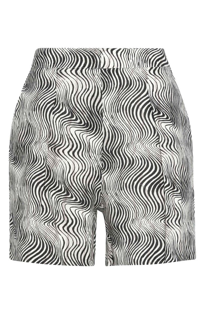 Barbour Romy Cotton Blend Shorts, Alternate, color, Monochrome Print