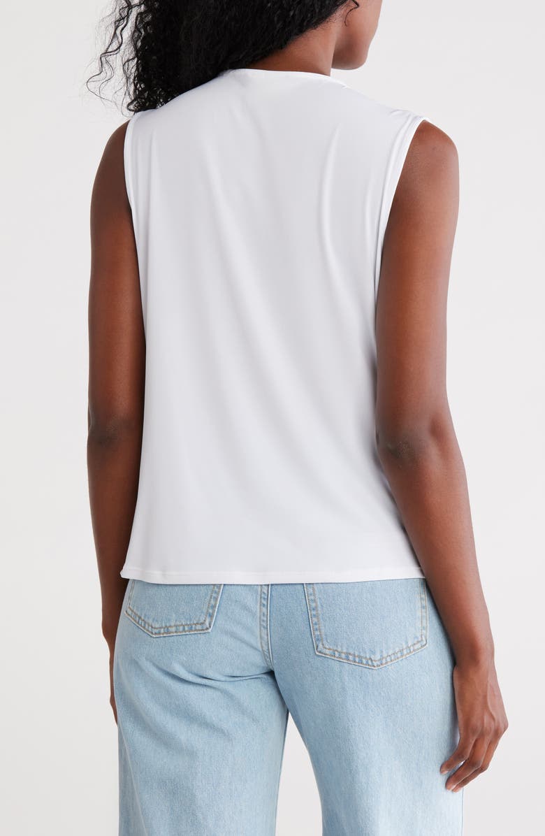 DKNY Cowl Neck Sleeveless Knit Top, Alternate, color,