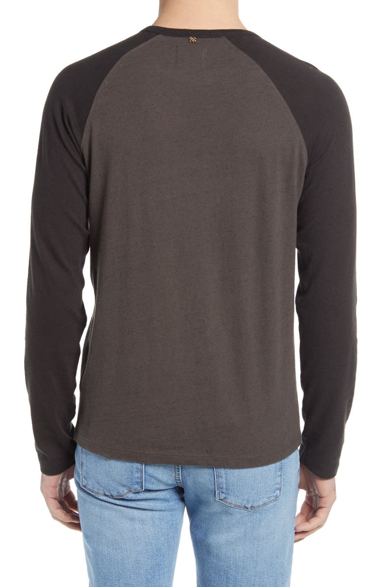 Billy Reid Cotton & Linen Baseball T-Shirt, Alternate, color, 