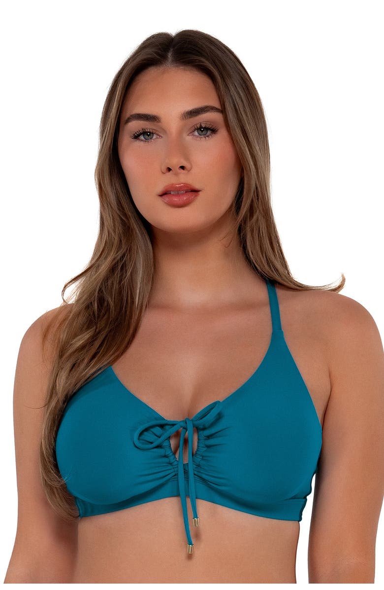 Sunsets Kauai Keyhole-DD Cup, Alternate, color, Electric Blue