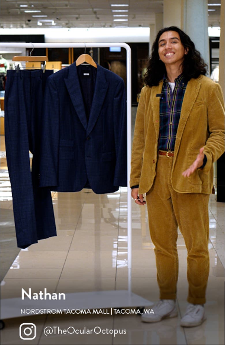 Huge Slim Fit Virgin Wool Suit, sales video thumbnail