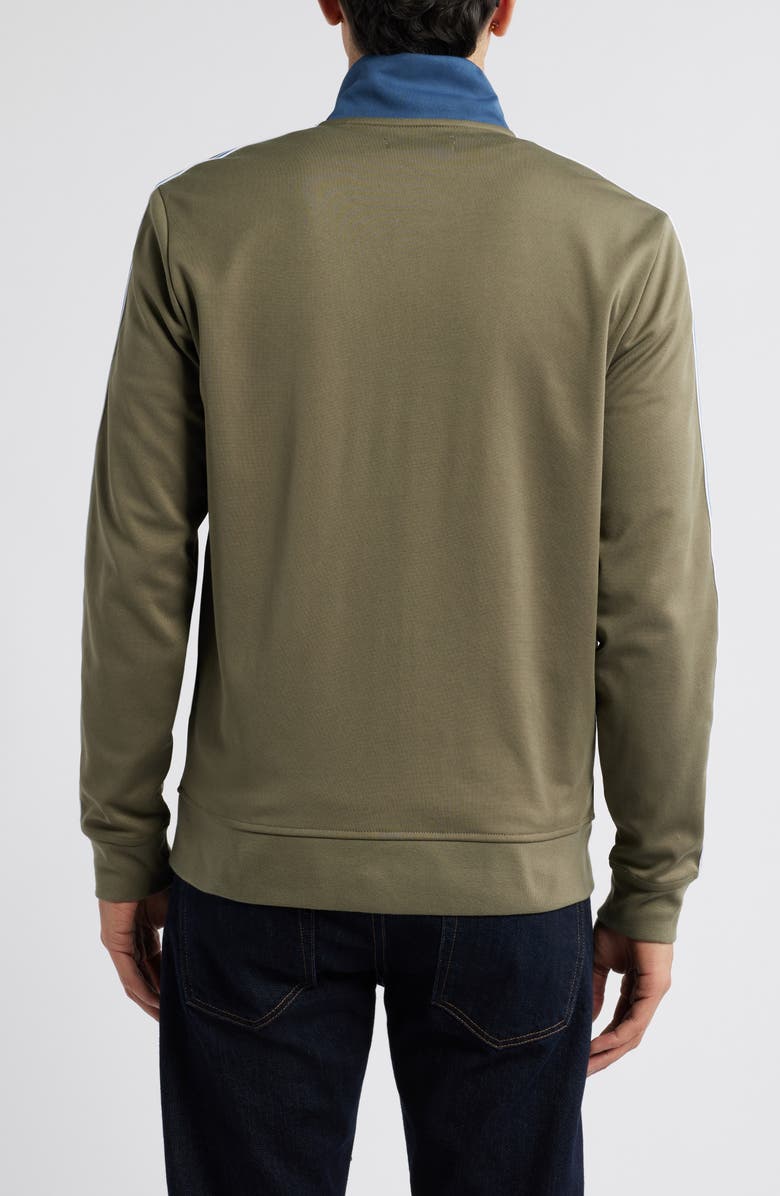 Original Penguin Chevron Double Knit Track Jacket, Alternate, color, 