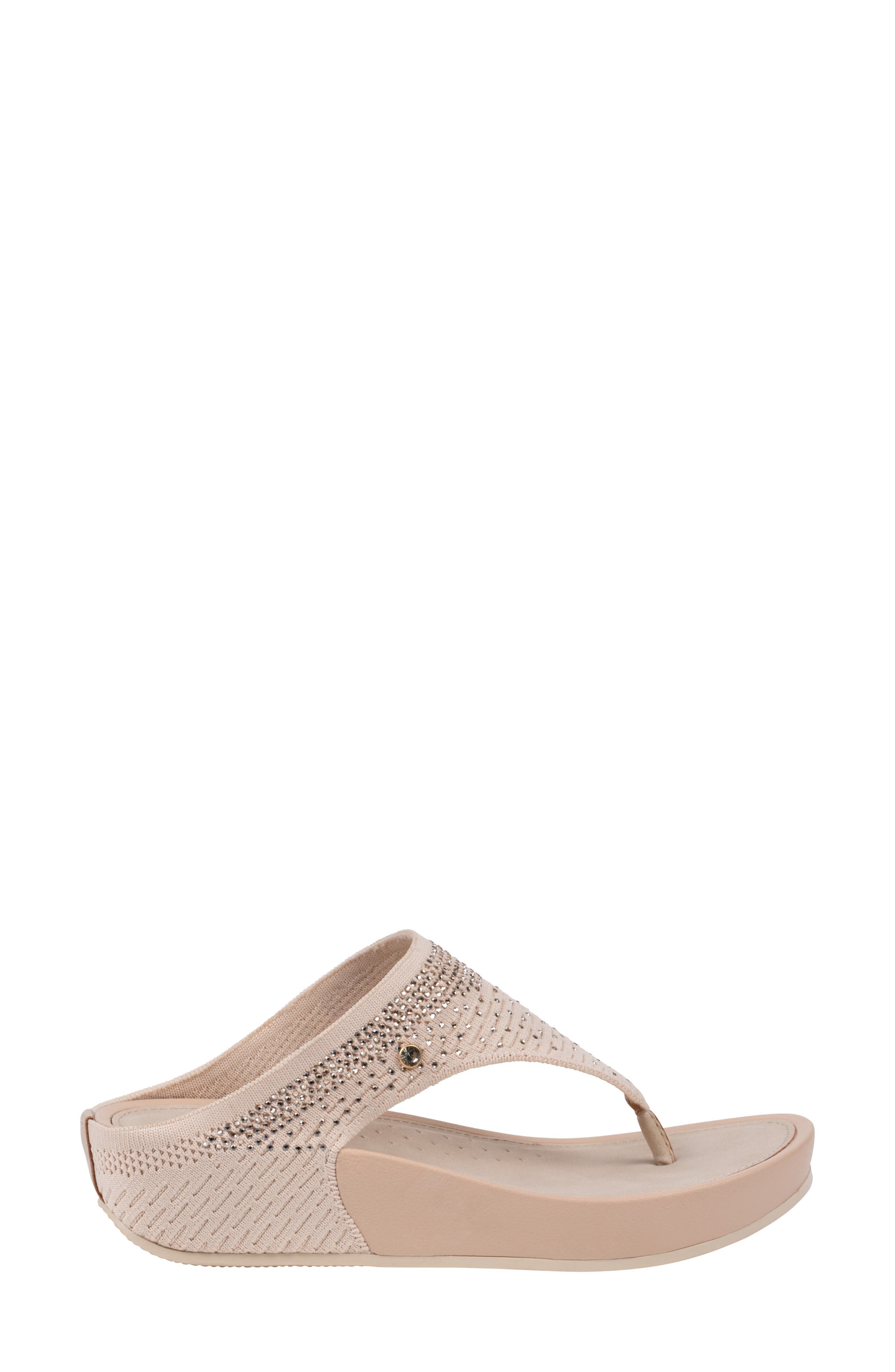 GOOD CHOICE NEW YORK Evanti Wedge Sandal, Alternate, color, Beige