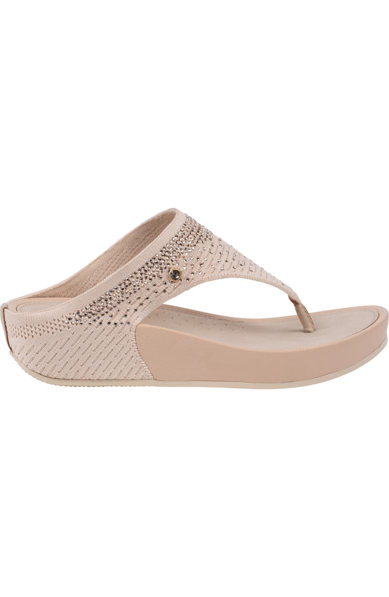 GOOD CHOICE NEW YORK Evanti Wedge Sandal, Alternate, color, Beige