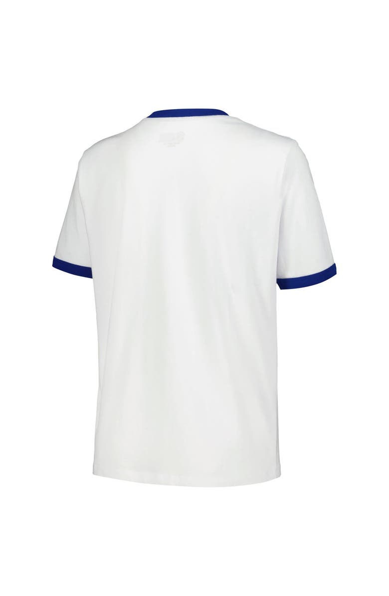 New Era Women's New Era White Chicago Cubs Oversized Ringer T-Shirt, Alternate, color, 