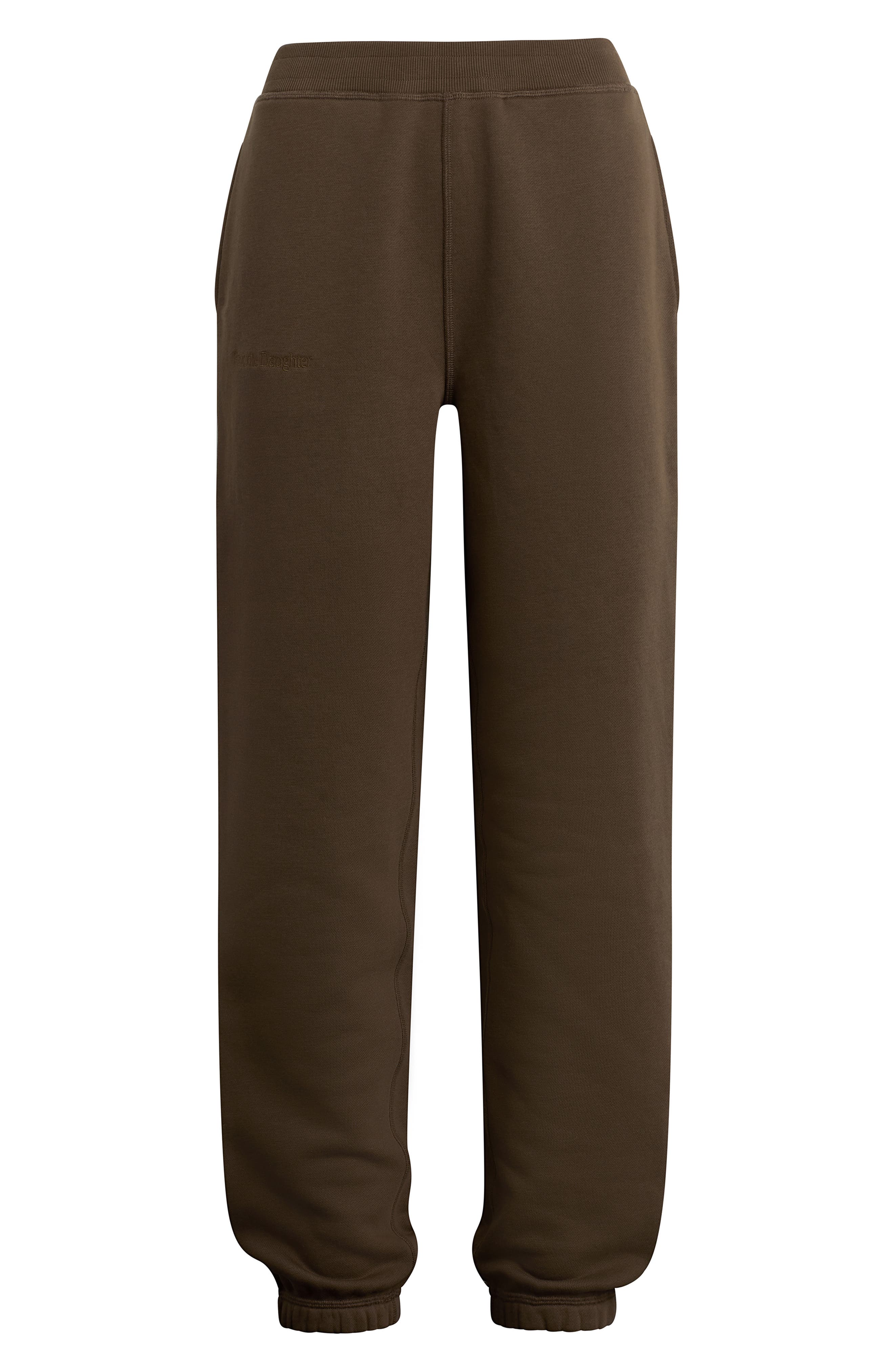 Favorite Daughter The Fatigue Sisters Cotton Blend Joggers In Brown