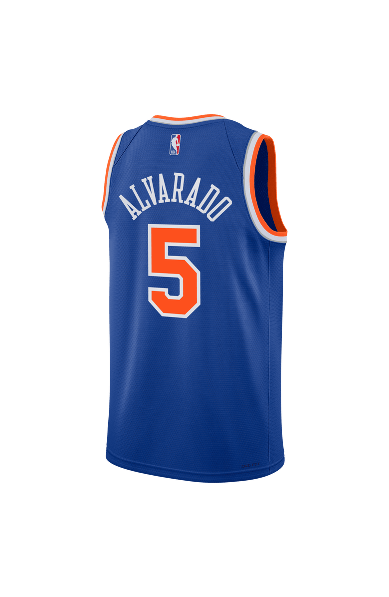 Nike Youth Nike Jose Alvarado Blue New York Knicks Swingman Jersey - Icon Edition, Alternate, color, Blue