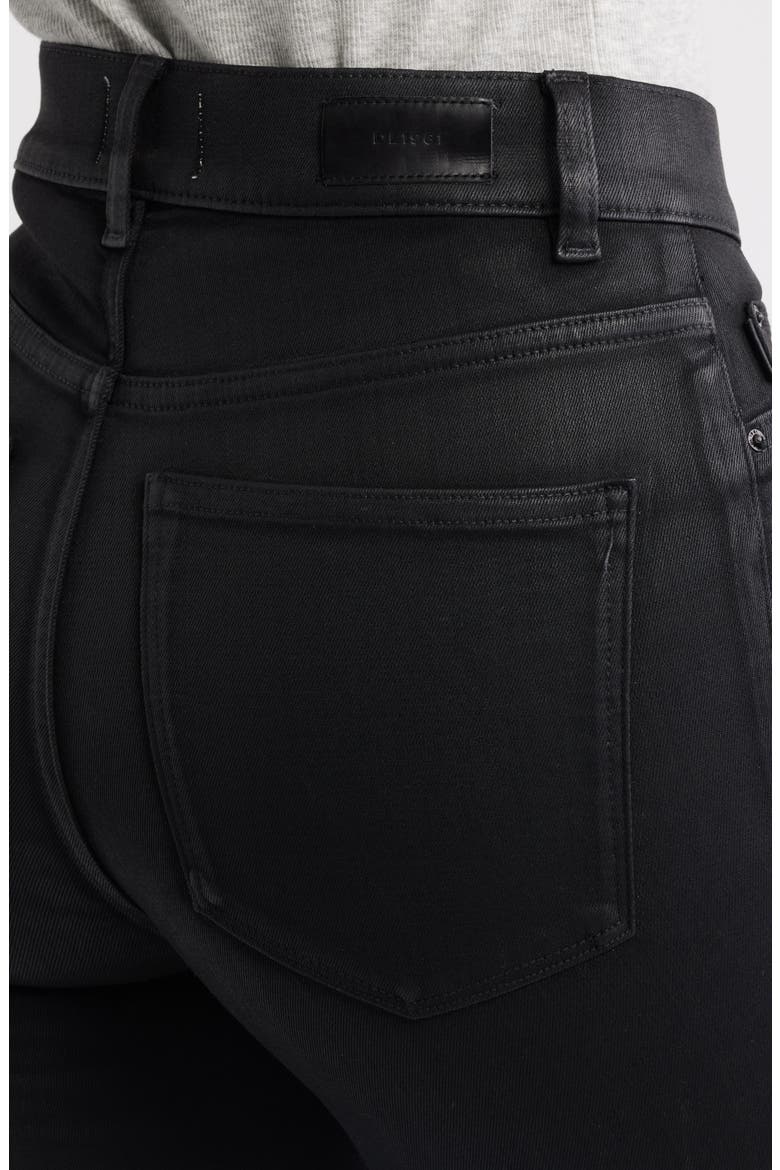 Bridget Instasculpt™ Coated High Waist Bootcut Jeans, Alternate, color, BLACK COATED