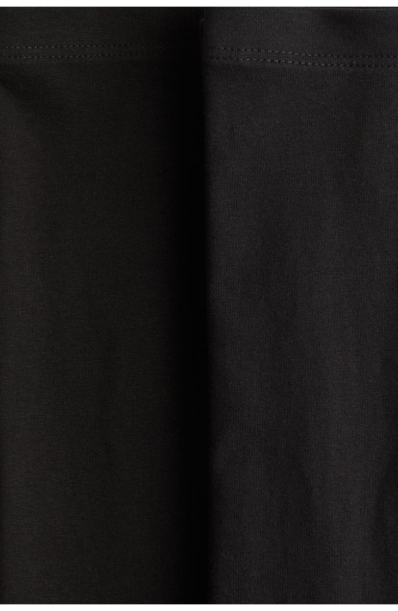 H&M 2-pack Cotton Leggings, Alternate, color, Black
