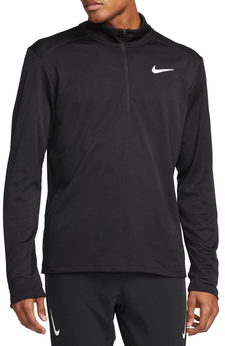 Nike Pacer Dri-FIT Half Zip Long Sleeve Running Shirt, Main, color,