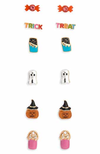6-Pack Halloween Stud Earrings