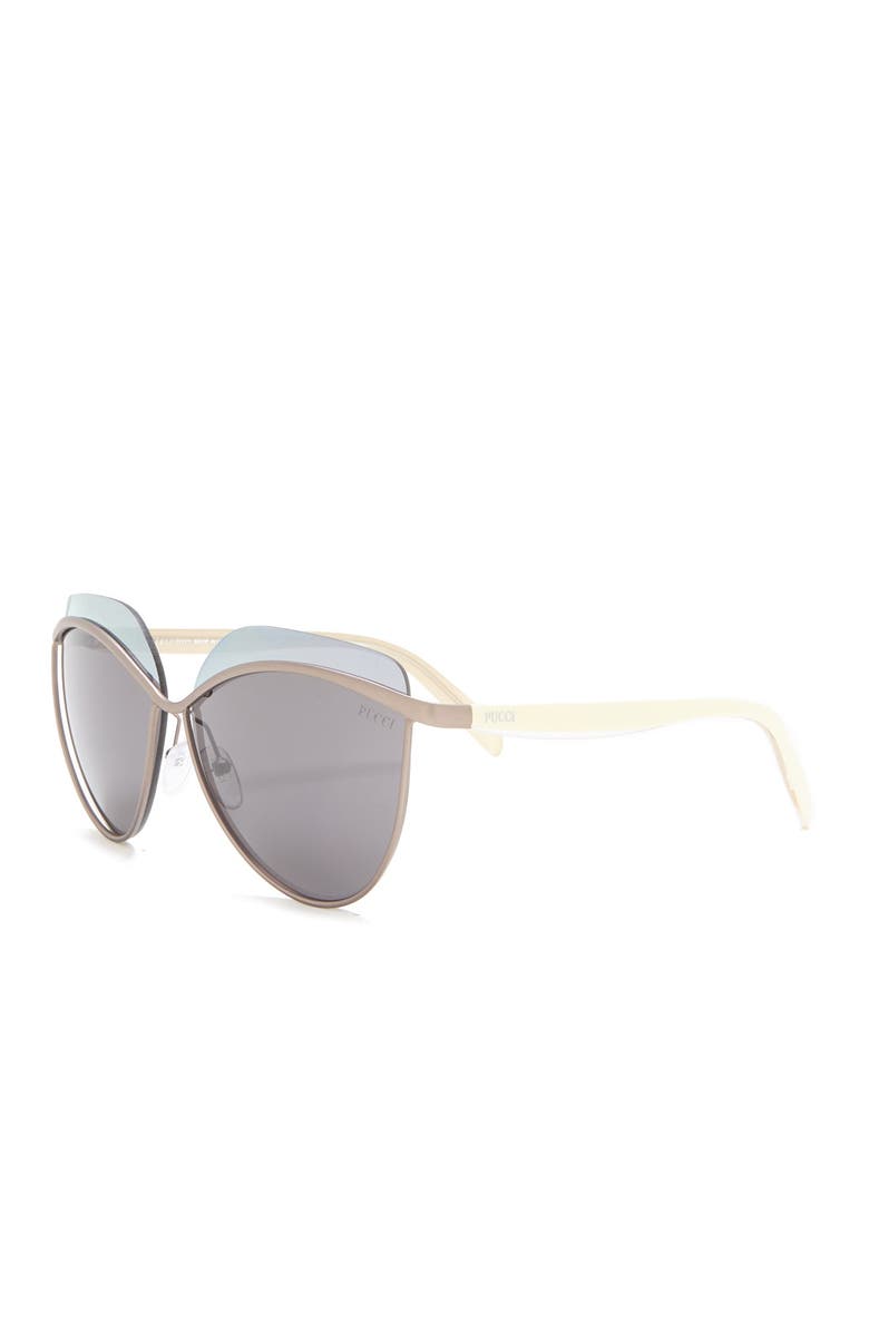 Emilio Pucci 60mm Rounded Sunglasses, Alternate, color,