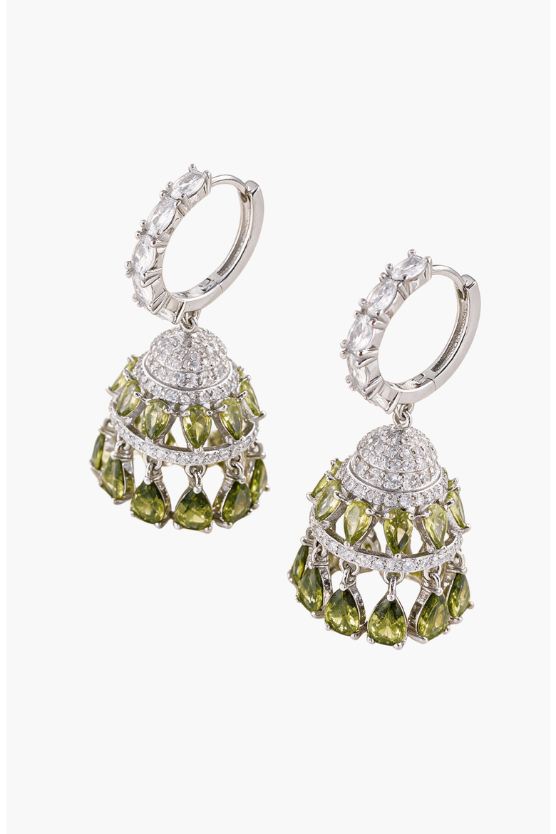 Modenaire Tiered Bell Shape Statement Dangle Hoop Earrings (Women ...