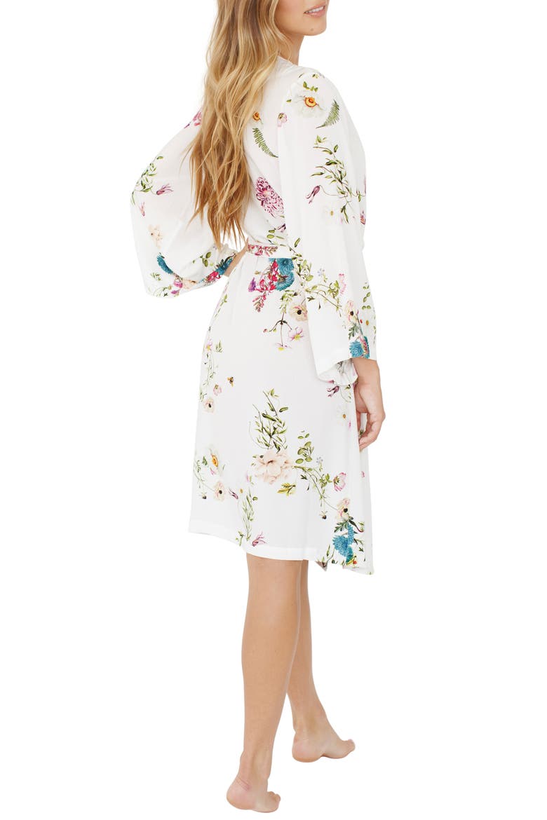 Floral Midi Robe, Alternate, color, SIREN SONG