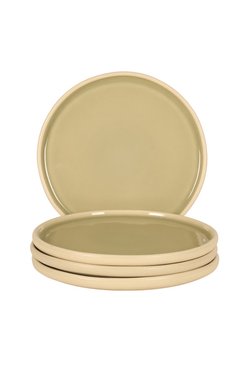 Port Gaia Dinner Plates - Reactive Glaze Dish Set, Main, color, Olive