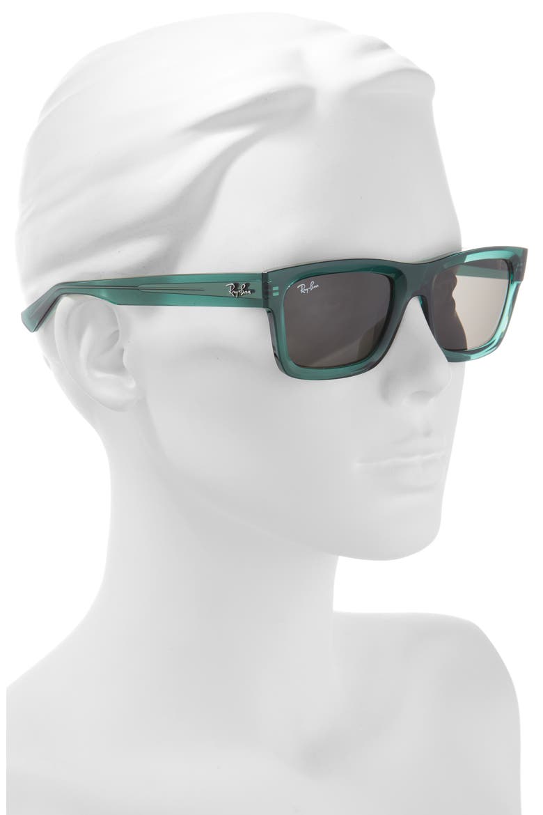 Warren 54mm Rectangular Sunglasses, Alternate, color, TRANSPARENT GREEN