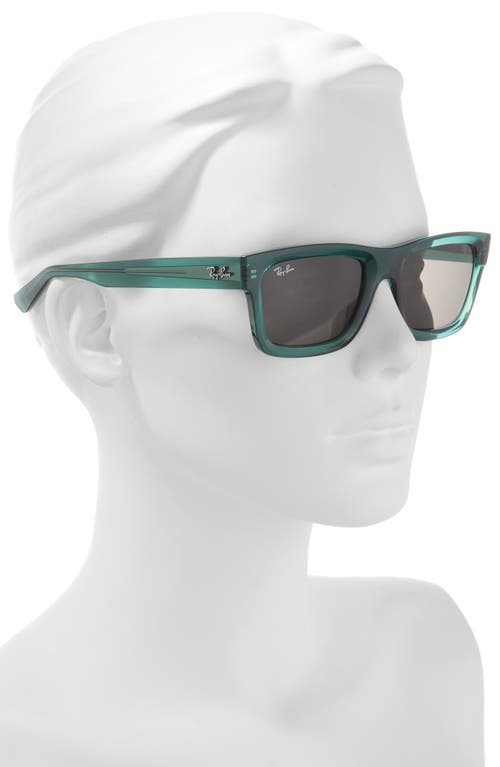 Ray Ban Warren 54mm Rectangular Sunglasses In Green