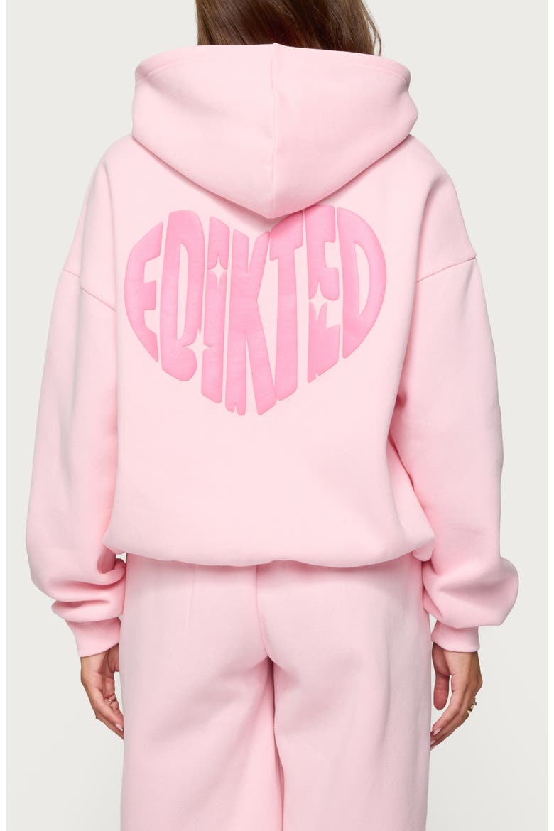 Major Love Logo Hoodie, Alternate, color, LIGHT-PINK