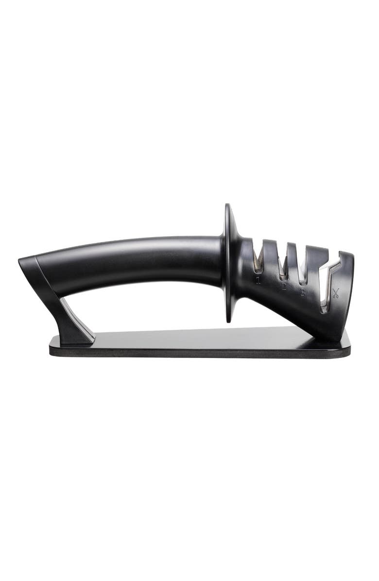 Cuisine::pro<sup>®</sup> iD3<sup>®</sup> BLACK SAMURAI 3-Step Knife Sharpener, Main, color, Black