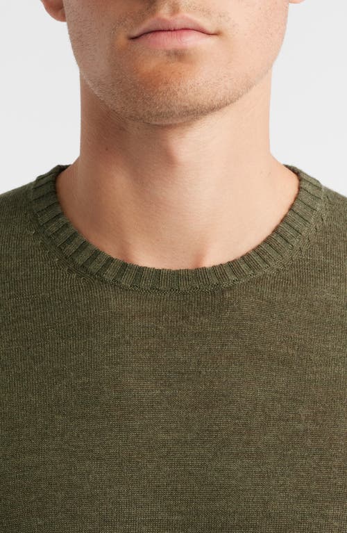 Johnnie-o Ronald Merino Wool Sweater In Green