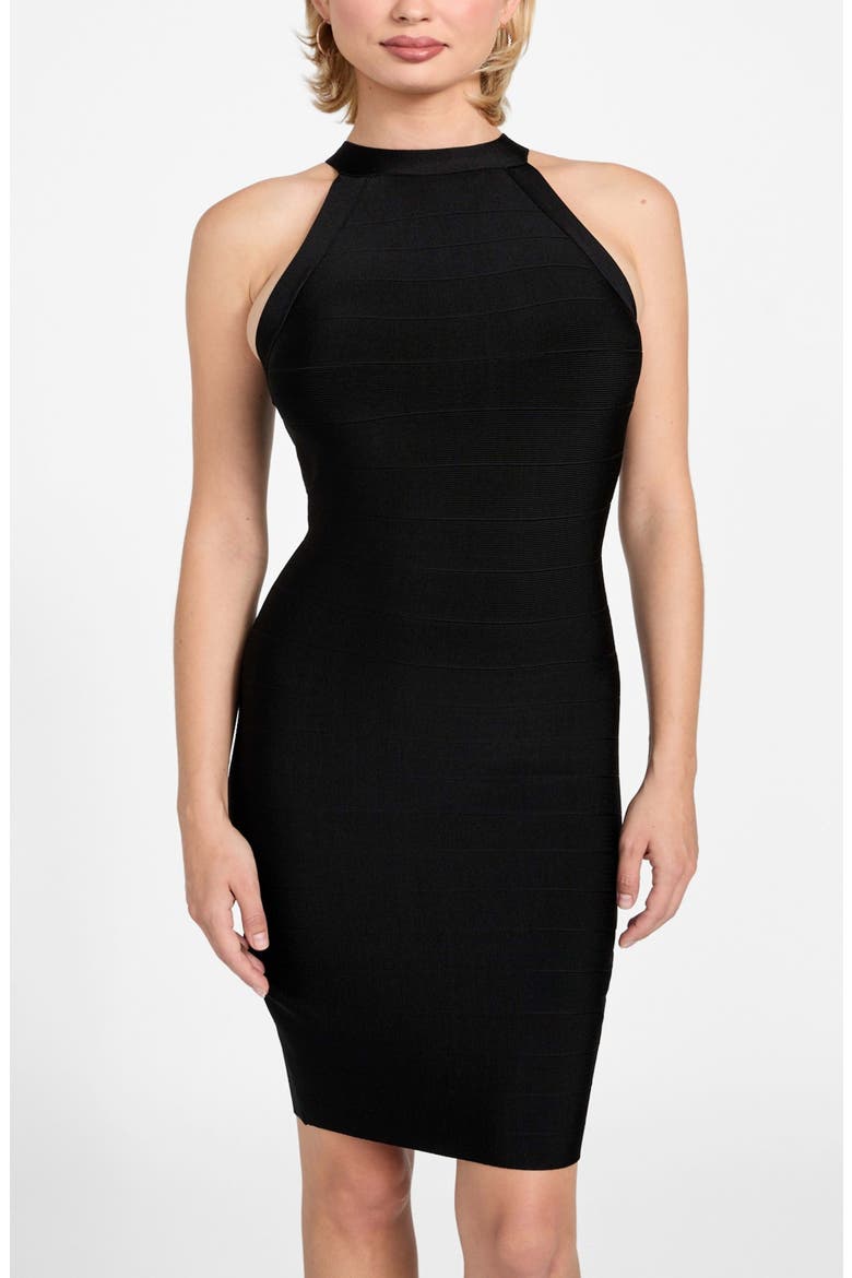 Taysha Sleeveless Bandage Dress, Alternate, color, JBLACK-BLACK