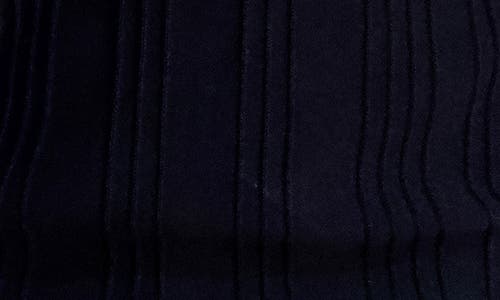 Karl Lagerfeld Paris Rib Zip Polo In Black